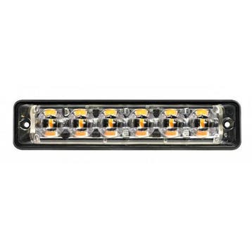 R65 Ultra platte Slimline LED Flitser 6 LEDs Amber | 10-30v, Verzenden, Nieuw