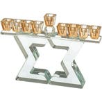 Prachtige Chanukah Menorah (Chanoekia) van kristal-glas...., Nieuw