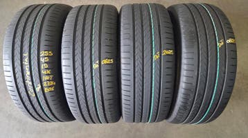 255/45/19 100T CONTINENTAL ZOMERBANDEN 6,5MM PROFIEL 4X, Auto-onderdelen, Gebruikt, 255 mm, Band(en), Personenwagen