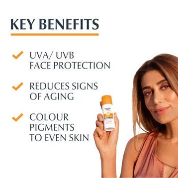 Eucerin Sun Photoaging Control SPF50+ Tinted Medium, Sieraden, Tassen en Uiterlijk, Uiterlijk | Gezichtsverzorging, Verzenden