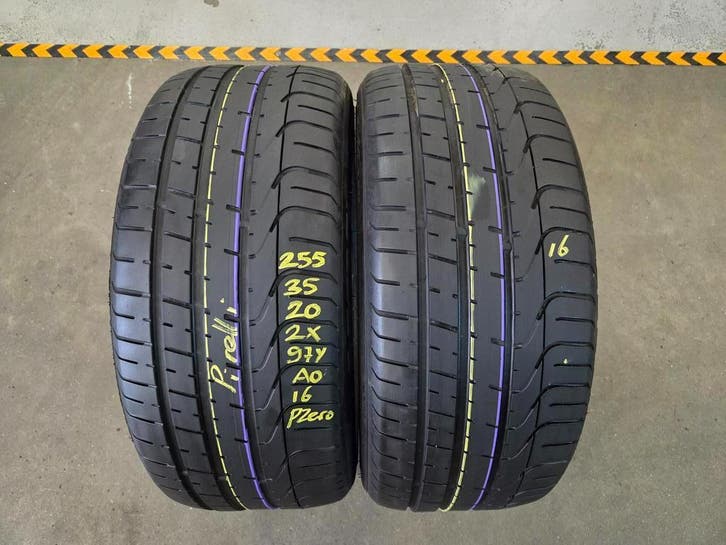 255/35/20 97Y AO PIRELLI ZOMERBANDEN 5,8MM PROFIEL 2X, Auto-onderdelen, Banden en Velgen, 20 inch, Erkend duurzaam, Zomerbanden