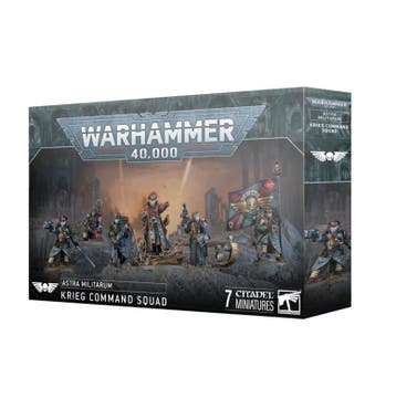 Astra Militarum Krieg Command Squad (Warhammer nieuw), Hobby en Vrije tijd, Ophalen of Verzenden, Nieuw