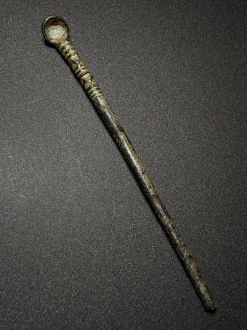 Oud-Romeins Brons Medisch instrument - lepel met een