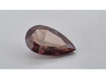 Veiling - Diamant Pear 4.05 crt ( IGI gecertificeerd ), Nieuw