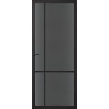 Skantrae binnendeur SSL4009 83x231,5 (Stomp, Rookglas), 80 tot 100 cm, 215 cm of meer, Binnendeur, Nieuw