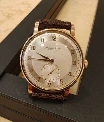 IWC - oversize gold rose - C.88 - Heren - 1952, Nieuw