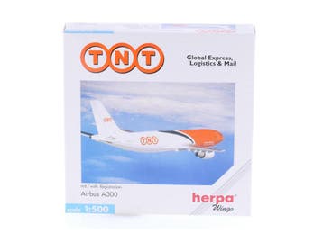 Schaal 1:500 Herpa 501903 TNT Airbus A300 Reg. G-CEXI #7160, Ophalen of Verzenden, Gebruikt