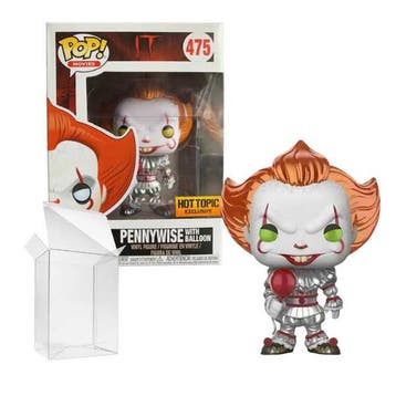 Funko Pop  IT Pennywise with Balloon 475 Hot Topic Metallic, Verzamelen, Verzenden, Nieuw