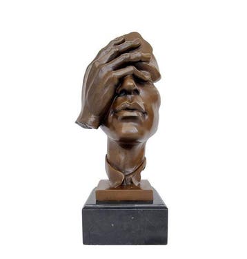 sculptuur, STB-ART - sculptuur, Abstract bronze art - 35cm -