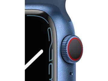 Apple Watch Series 7 - Smartwatch - 4G - Blauw (41mm), Verzenden, Zo goed als nieuw, Apple