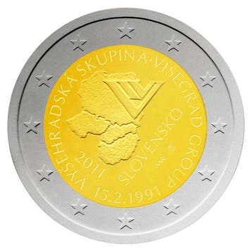 Slowakije 2 Euro Visegrad 2011, Verzenden
