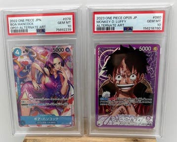 Bandai - 2 Graded card - One Piece - Monkey D. Luffy #078, Nieuw
