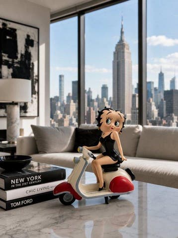 Figuur - ***BETTY BOOP on RETRO VESTA***– Pop-Art, Antiek en Kunst
