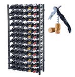 Wijnrek | 72 flessen | 65x20x120cm | Staal | Flessenrek |, Verzenden, Nieuw