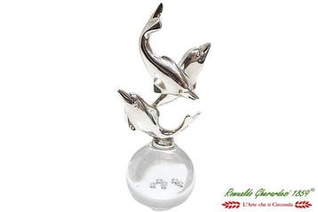 Giuliano Ottaviani opera in lastra argento 800 - sculptuur,
