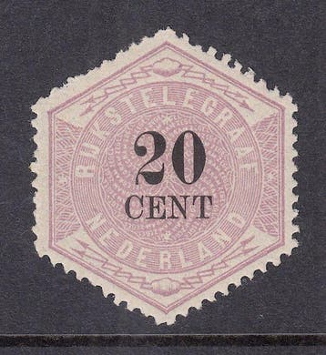 Nederland 1877 - Telegramzegel - NVPH TG6, Gestempeld