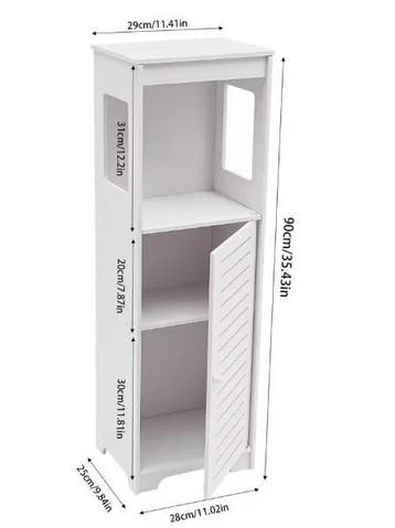 Staande Badkamer Opbergkast – Compacte PVC Organizer 28×25×9, Verzenden, Nieuw