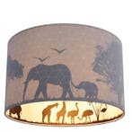 Grijze dieren kinderkamer plafondlamp Safari, Binnenzijde, Ophalen of Verzenden, Nieuw