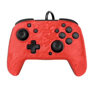 PDP Faceoff Deluxe+ Audio Controller Bedraad voor Nintendo S, Verzenden, Zo goed als nieuw