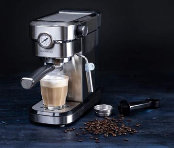 Gastronoma Espressomachine - 15 bar - Pistonmachine met Melk, Verzenden, Zo goed als nieuw
