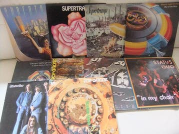 Supertramp, Status Quo, E.L.O. - 10 Albums - 6x LPs`&, Nieuw in verpakking