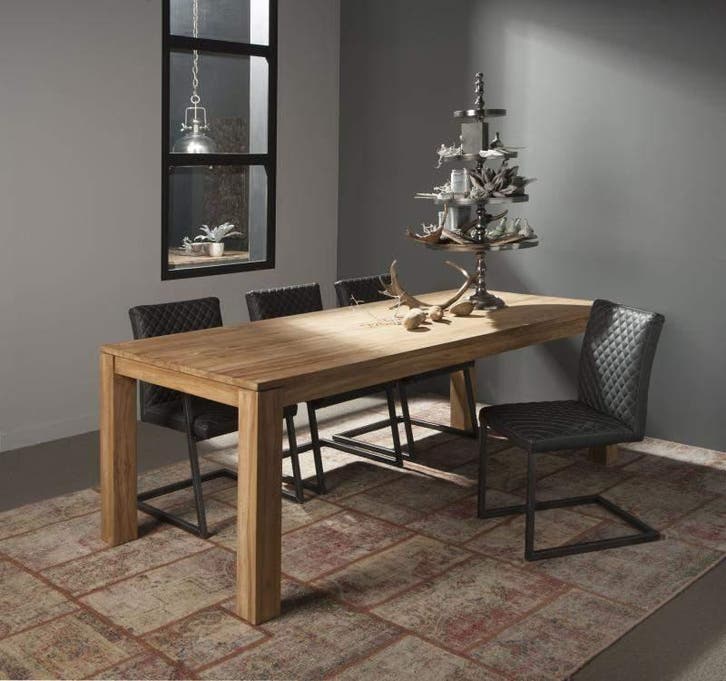 Eettafel Corona Losari - eettafel, Huis en Inrichting, Tafels | Eettafels, Nieuw, Overige materialen, Overige vormen