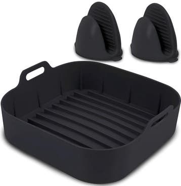 HI NATURE™ Airfryer accessoires - Airfryer siliconen bakje, Ophalen of Verzenden, Zo goed als nieuw, Hi Nature