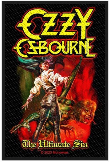 Ozzy Osbourne - The Ultimate Sin Patch officiële merchandise, Ophalen of Verzenden, Nieuw, Kleding