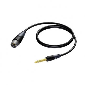 XLR naar jack 6.35 mm kabel | M  M | Procab | CLA724 | 3, Audio, Tv en Foto, Audiokabels en Televisiekabels, Nieuw, Verzenden