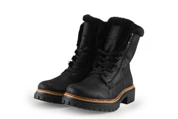 Rieker Snowboots in maat 38 Zwart, Kleding | Dames, Schoenen, Verzenden, Zwart, Snowboots, Zo goed als nieuw