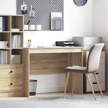 vidaXL Bureau Sonoma Eiken 100 x 50 x 76 cm, Verzenden, Nieuw
