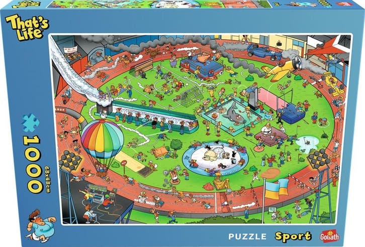 Thats Life Big Box - TV Sports Puzzel (1000 stukjes) |, Hobby en Vrije tijd, Denksport en Puzzels, Nieuw, Verzenden