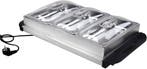 Warmhoudplaat - Buffetwarmer - Chafing Dish - Zilver - Jago, Huis en Inrichting, Verzenden, Zo goed als nieuw