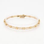 Armband - 14 karaat Geel goud Diamant (Natuurlijk), Sieraden, Tassen en Uiterlijk, Armbanden, Nieuw