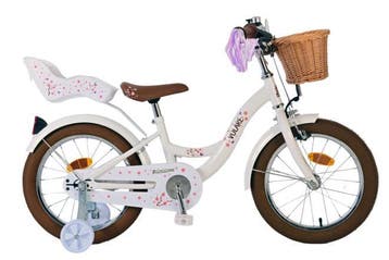 Volare Blossom Kinderfiets - Meisjes - 16 inch - Wit, Fietsen en Brommers, Fietsen | Kinderfietsjes, Overige merken, Zijwieltjes