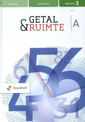 Getal  Ruimte 12e ed vwo A leerboek 3 9789001737016, Boeken, Zo goed als nieuw