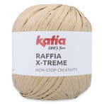 Katia Raffia X-Treme - 102 Beige - Biologische Viscose Lin, Hobby en Vrije tijd, Breien en Haken, Ophalen of Verzenden, Nieuw