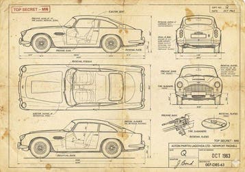 CREATIVE_HUB - Disegno Tecnico Ufficiale - Aston Martin, Nieuw