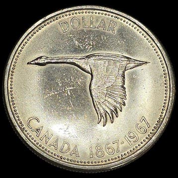 Canada. 1 Dollar 1967 (Zonder minimumprijs)