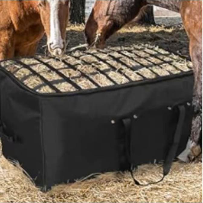 Extra Grote Hooizak met Slow Feed – Voerzak Paarden, Dieren en Toebehoren, Dierenvoeding, Verzenden