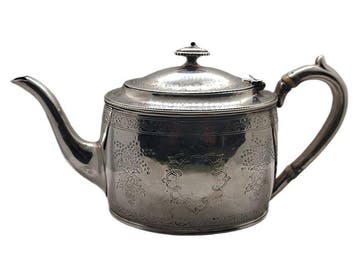 William & Henry Stratford, Sheffield - 1876 - Theepot -, Antiek en Kunst