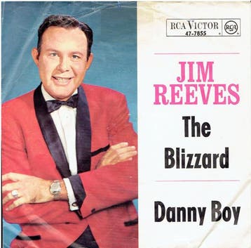 Single - Jim Reeves - The Blizzard / Danny Boy, Cd's en Dvd's, Vinyl | Country en Western, Verzenden, Nieuw in verpakking