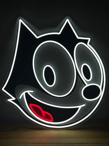 Enseigne néon publicitaire Felix le Chat - Lichtbord -