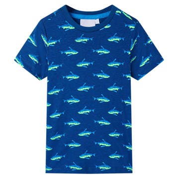 vidaXL Kindershirt 92 donkerblauw, Verzenden, Nieuw