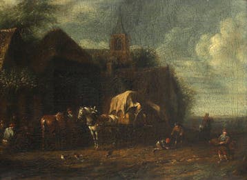 Barent Gael (ca. 1620-1687/1703), Buiten de herberg