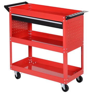 TRUUSK Tuinbank - Draagvermogen 60 Kg - Rood - Weerbestendig, Doe-het-zelf en Verbouw, Hout en Planken, Verzenden, Nieuw