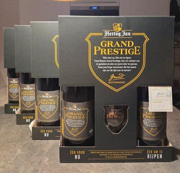 Hertog Jan - Grand Prestige - 4 cadeausets - inclusief glas, Verzamelen, Nieuw