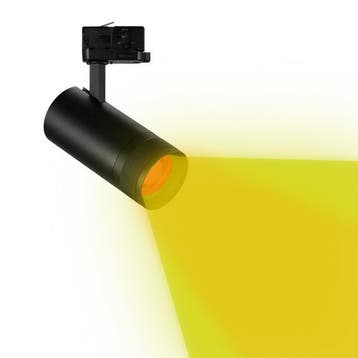 LED Railspot Targa L Zwart - 3-Fase - 12W - Geel licht, Huis en Inrichting, Nieuw