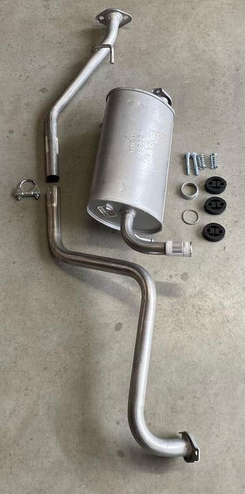 Complete uitlaat Einddemper + Middendemper Suzuki Jimny 1.3i, Verzenden, Nieuw
