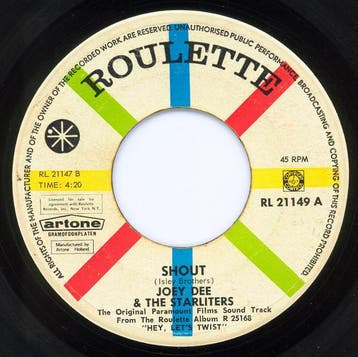 vinyl single 7 inch - Joey Dee &amp; The Starliters - Shout, Cd's en Dvd's, Vinyl Singles, Verzenden, Zo goed als nieuw, 7 inch